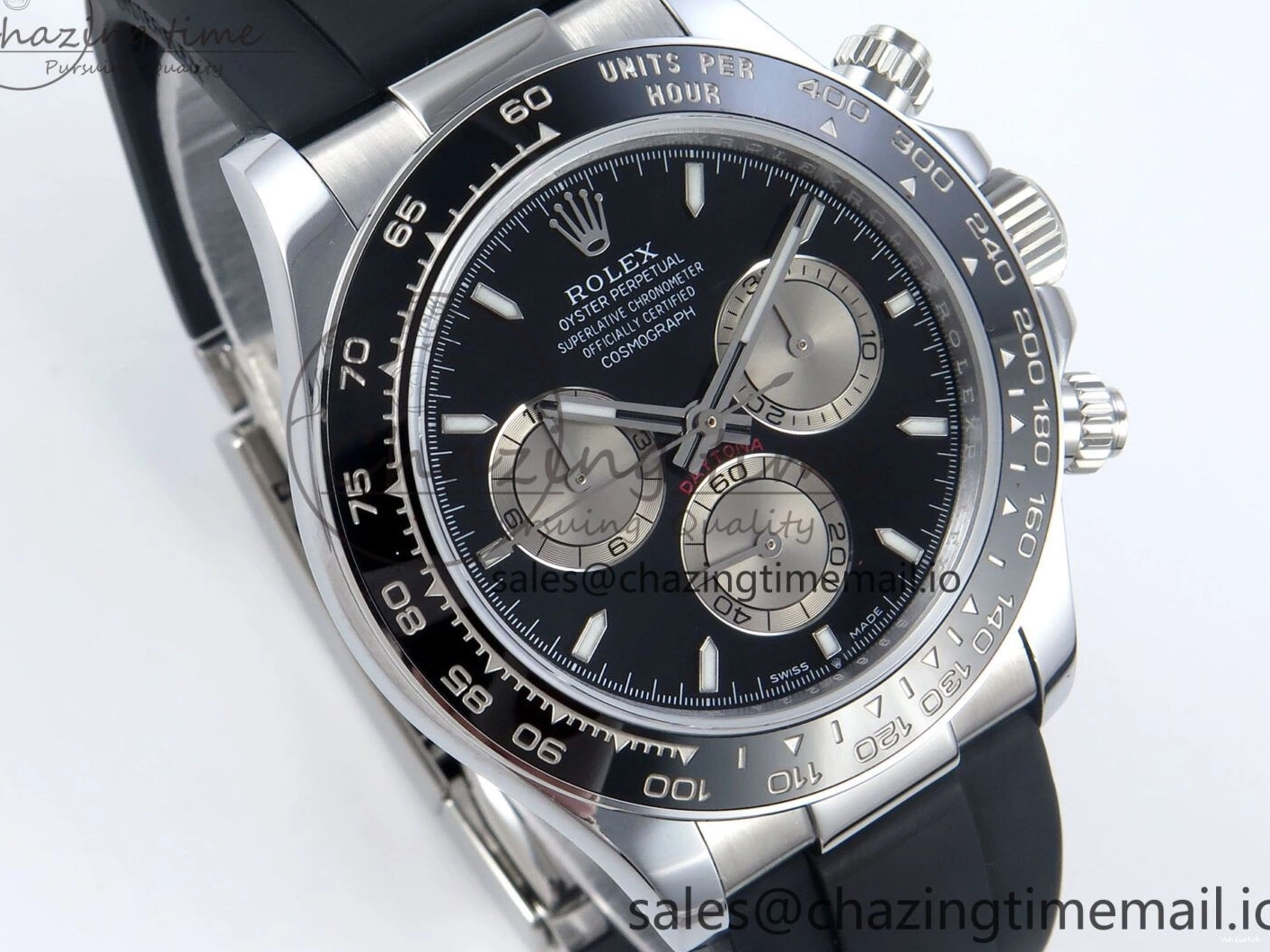 Dial Edition Gray on Daytona Strap 126519 1:1 V10 QF Best Oysterflex QF4131 Black 0202